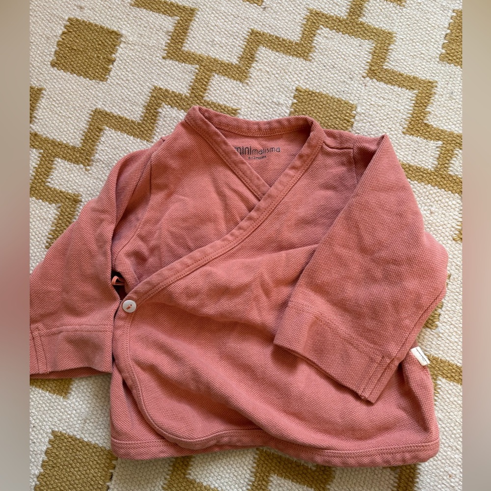 Minimalisma cotton wrap top 6-12 months